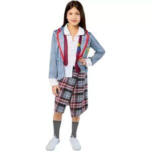 NEW Beetlejuice Astrid Halloween Costume Cosplay Girls Small 6 Dress Schoolgirl